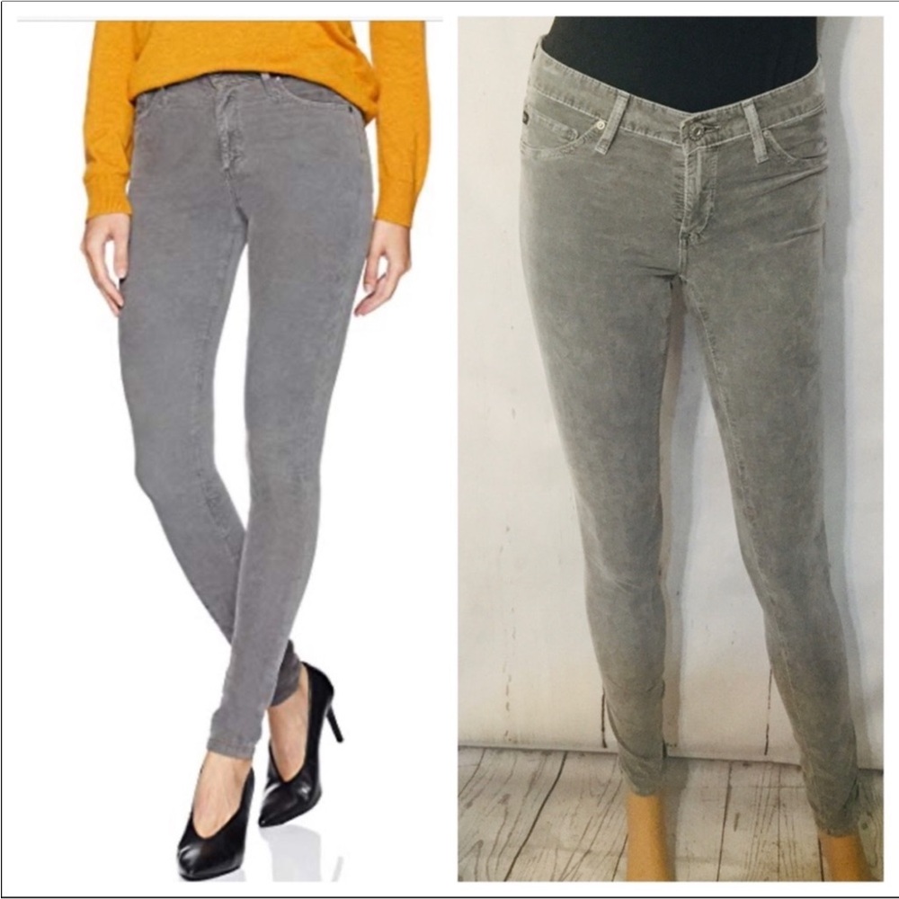 AG Adriano Goldschmied Super Skinny Corduroy Pants Size 24